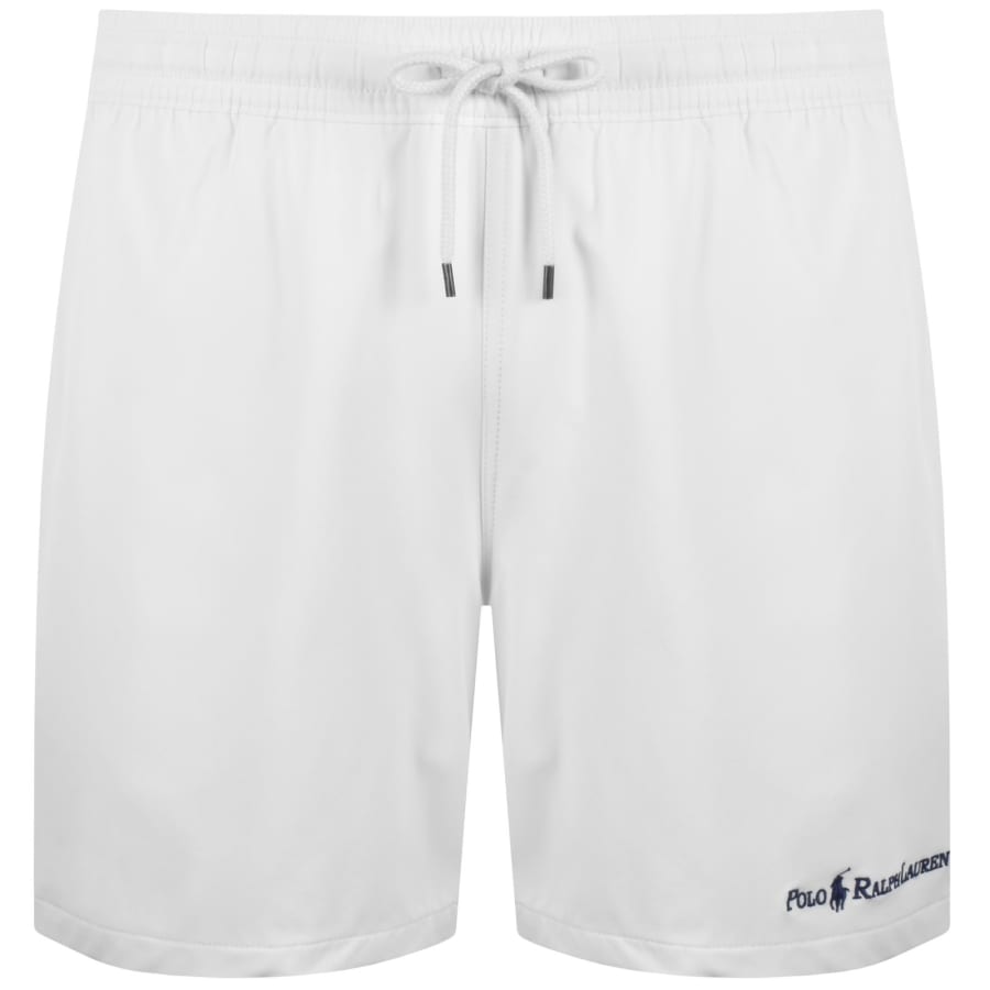 Ralph Lauren Traveller Swim Shorts White | Mainline Menswear ca